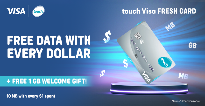 touch Visa Fresh Card